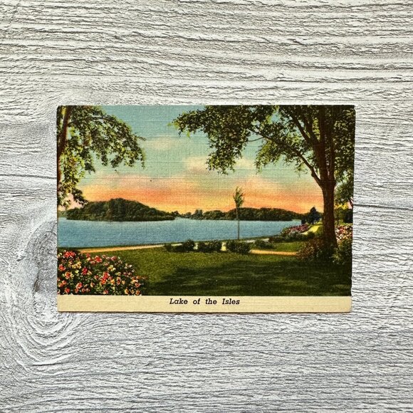 Lake of the Isles Mini Postcard - Picture 3 of 4